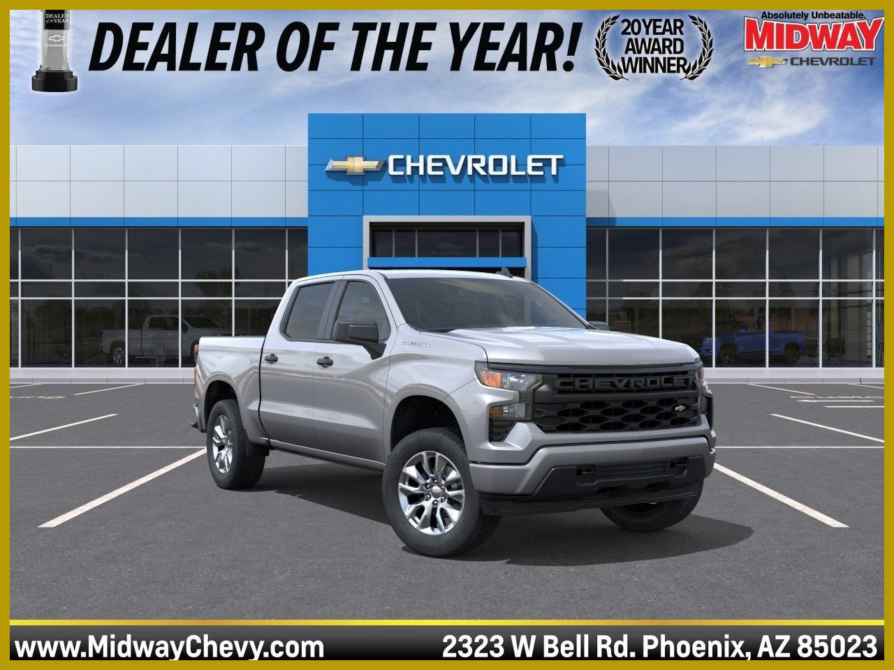 New 2026 Chevrolet Silverado 1500 Custom RWD image 1