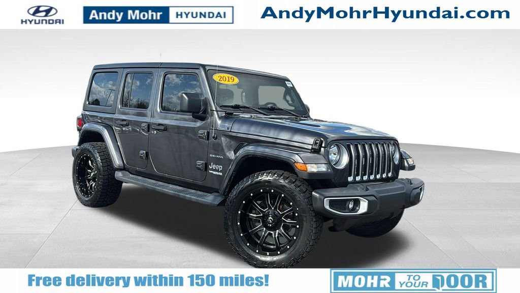 Used 2019 Jeep Wrangler Unlimited Sahara image 1