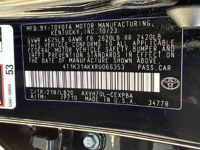 Used 2024 Toyota Camry XSE w/ Cold Weather Package FWD image 28