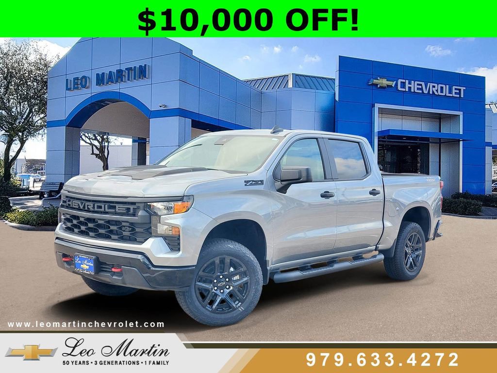 New 2026 Chevrolet Silverado 1500 Custom Trail Boss w/ LPO, Dark Essentials Package image 1