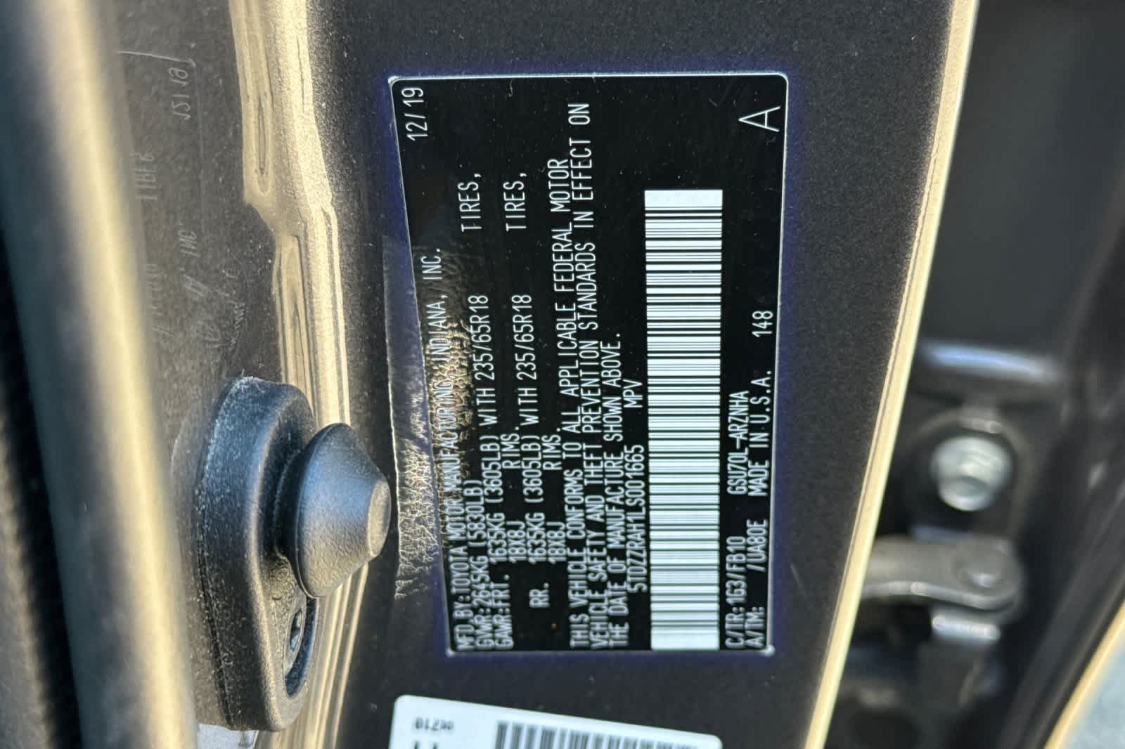 Certified 2020 Toyota Highlander LE FWD image 26