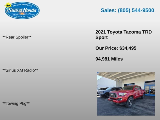 Used 2021 Toyota Tacoma TRD Sport w/ Technology Package AWD/4WD image 7