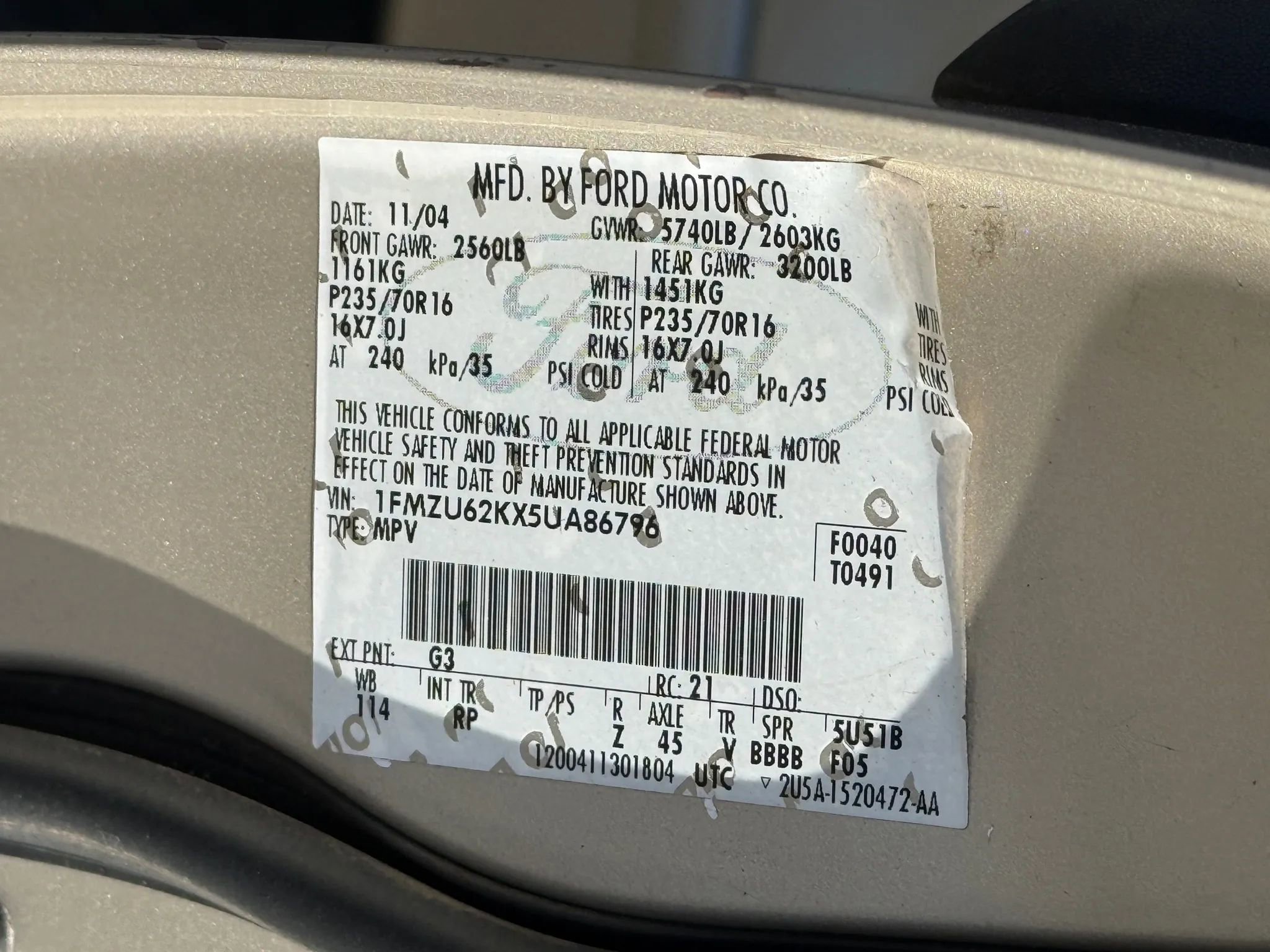 Used 2005 Ford Explorer Sport XLS RWD image 29