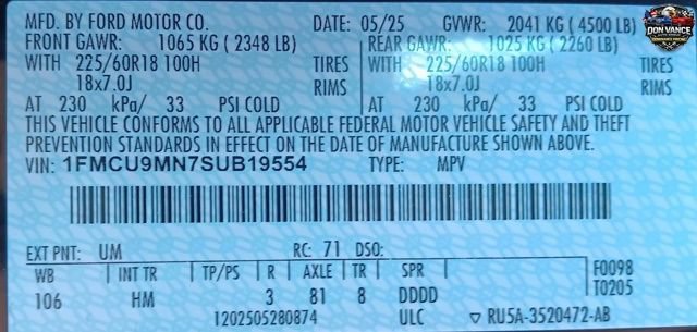 Used 2025 Ford Escape ST-Line AWD/4WD image 24