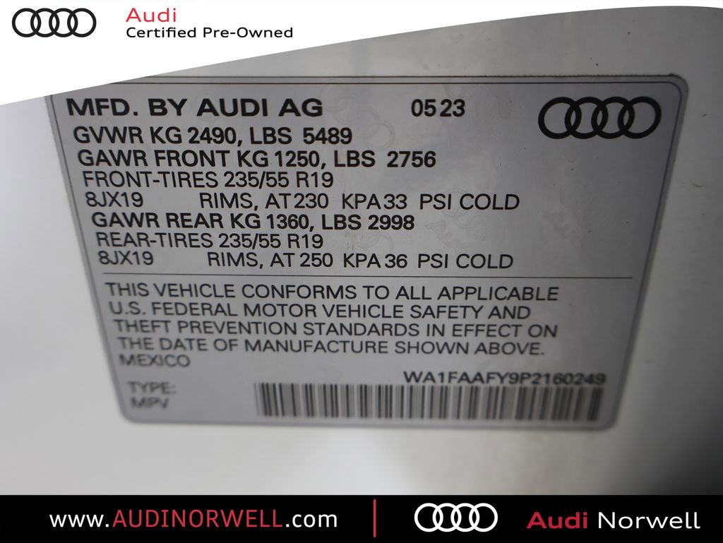 Certified 2023 Audi Q5 2.0T Prestige AWD/4WD image 3