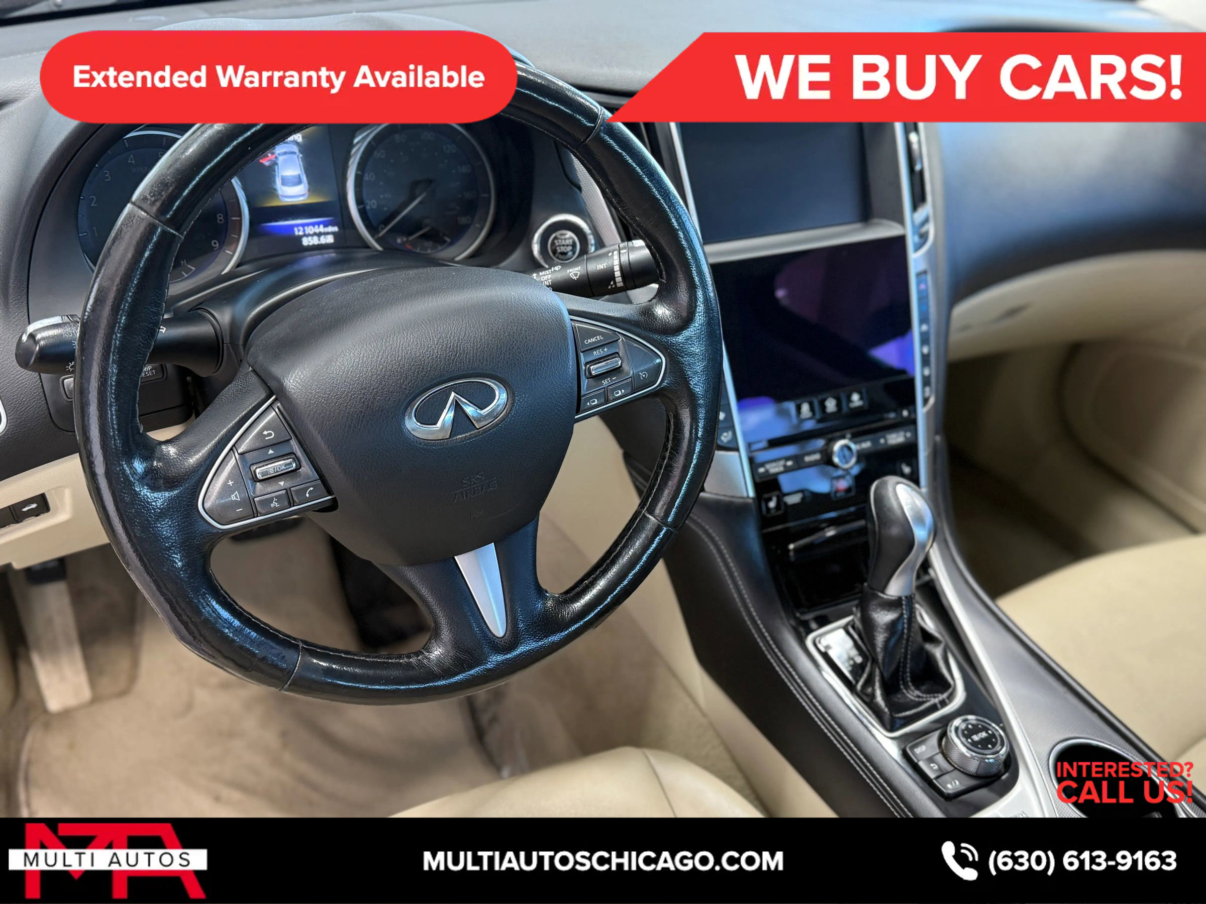 Used 2015 INFINITI Q50 Premium w/ All Weather Package image 14