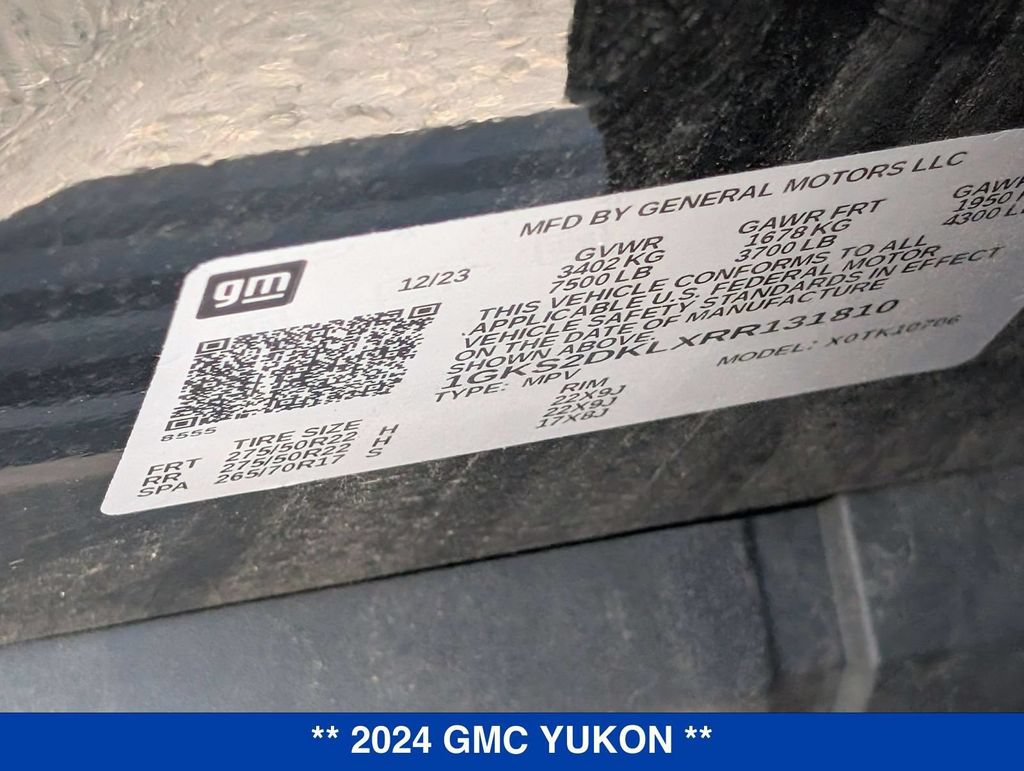 Used 2024 GMC Yukon Denali w/ Advanced Technology Package AWD/4WD image 54