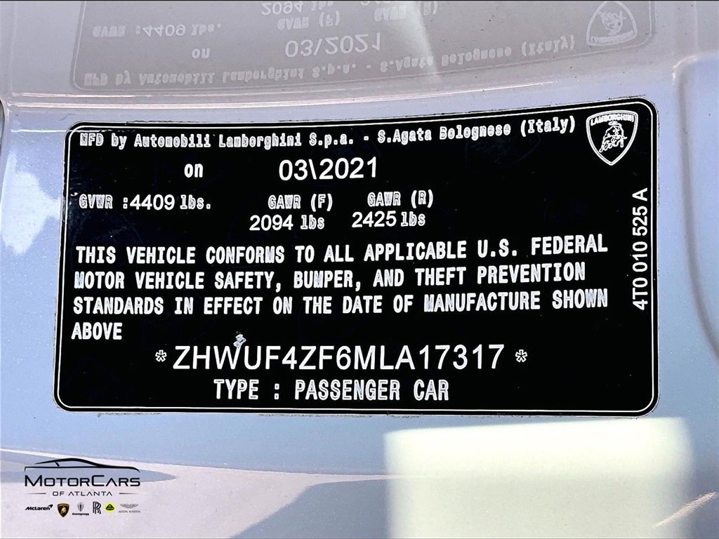 Used 2021 Lamborghini Huracan EVO image 23