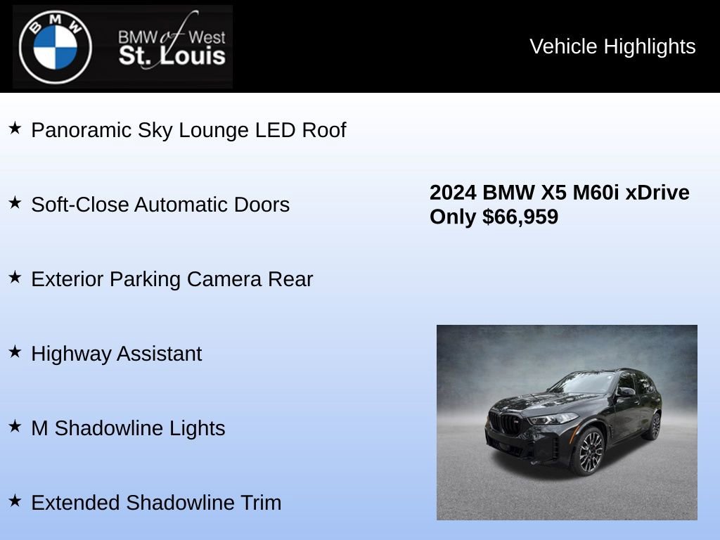 Used 2024 BMW X5 M60i image 13