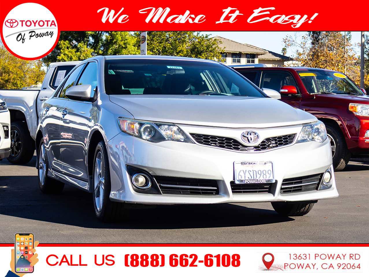Used 2012 Toyota Camry SE