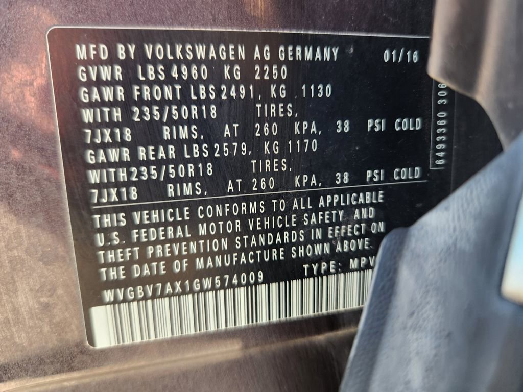 Used 2016 Volkswagen Tiguan S image 31