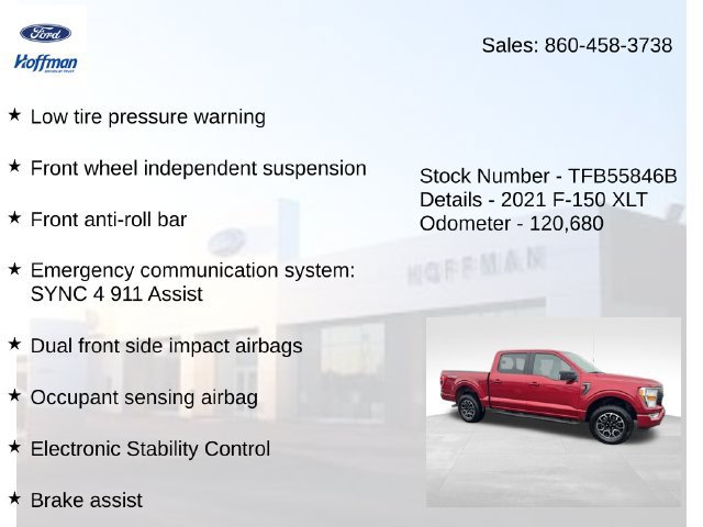 Used 2021 Ford F150 XLT w/ Equipment Group 301A Mid AWD/4WD image 30