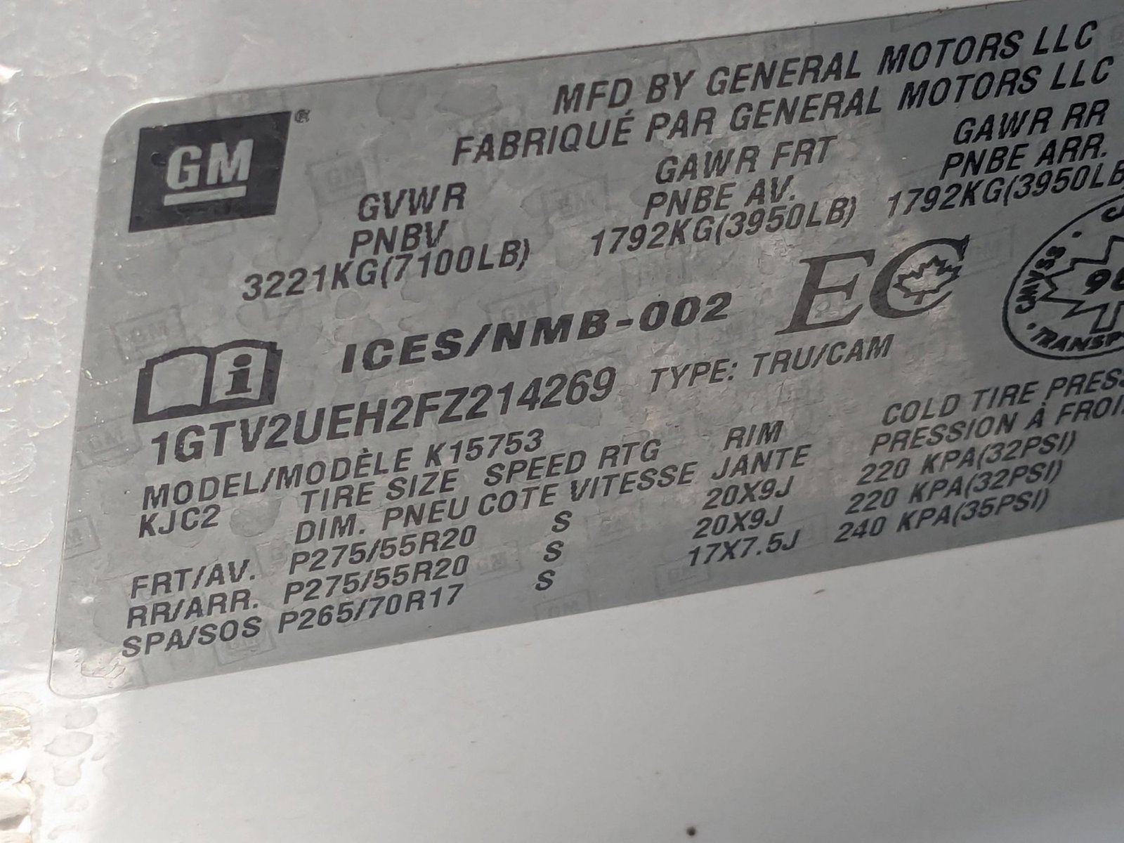 Used 2015 GMC Sierra 1500 SLE AWD/4WD image 15