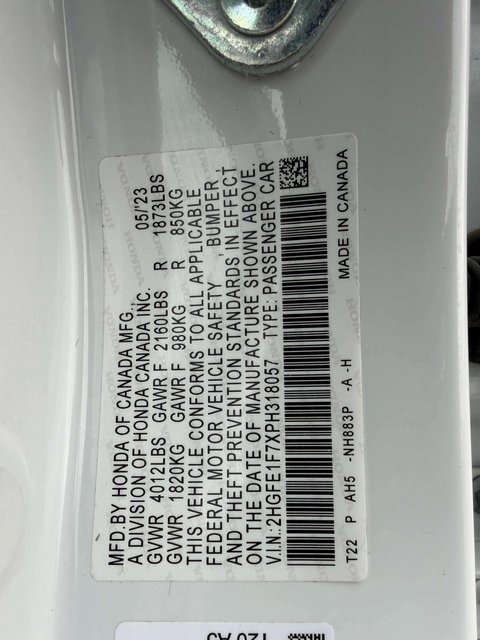 Certified 2023 Honda Civic EX image 26