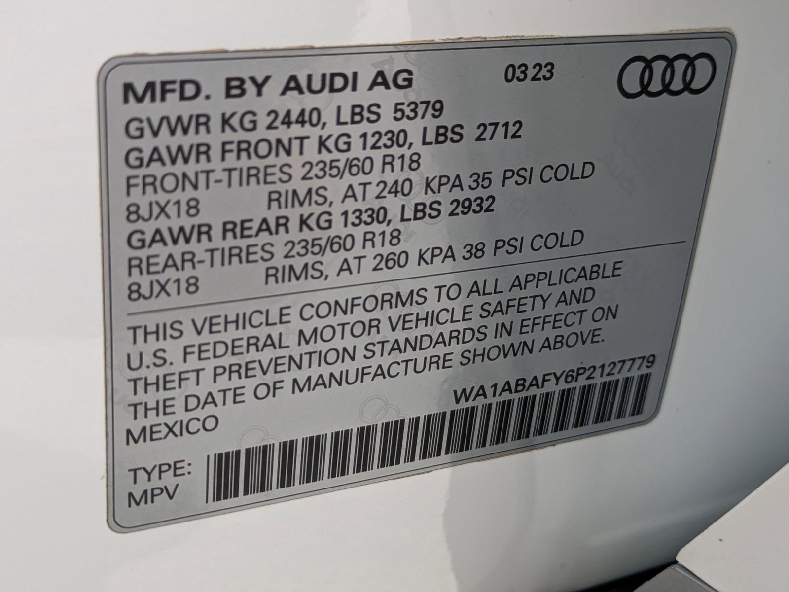 Used 2023 Audi Q5 2.0T Premium w/ Convenience Package AWD/4WD image 17