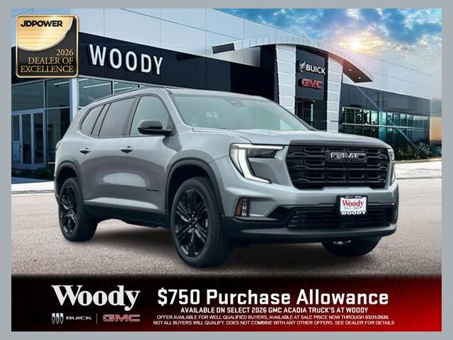 New 2026 GMC Acadia Elevation w/ Black Edition AWD/4WD image 1