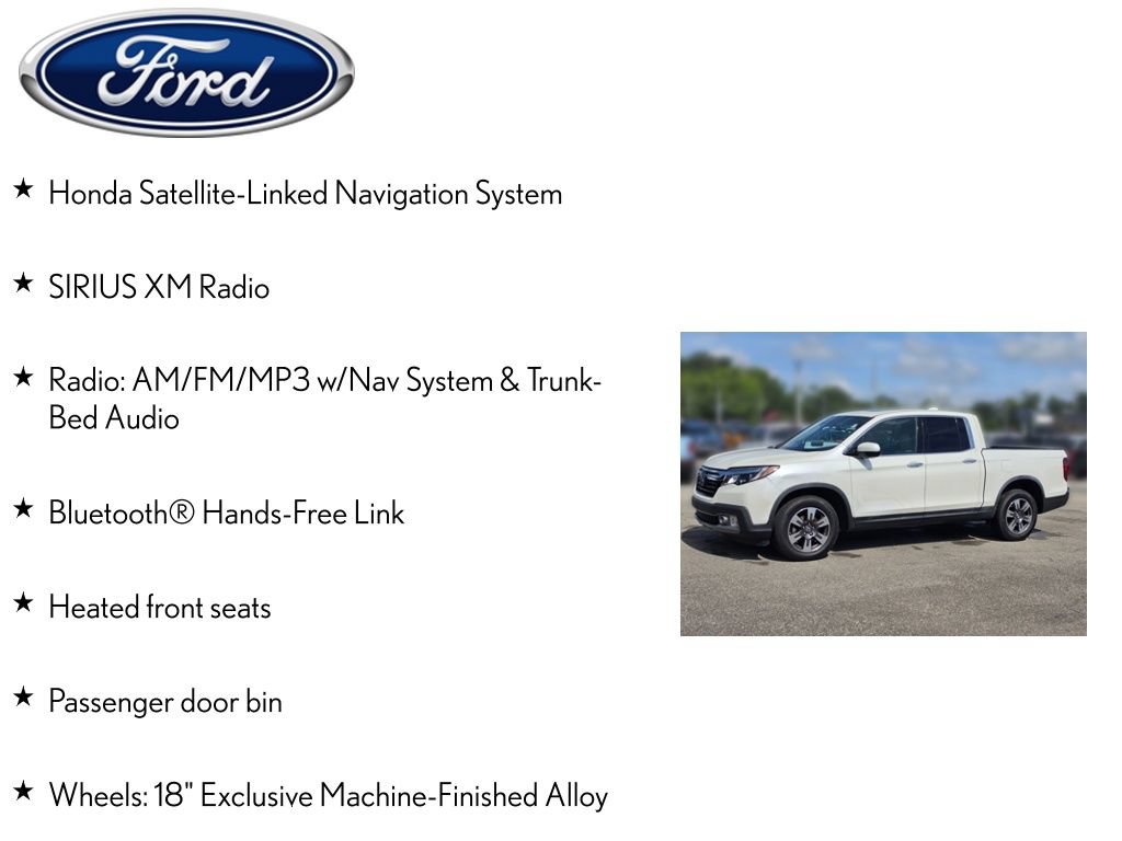 Used 2017 Honda Ridgeline RTL-E image 4