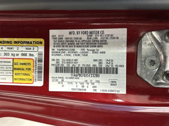 Used 2018 Ford Mustang GT w/ GT Performance Package image 16