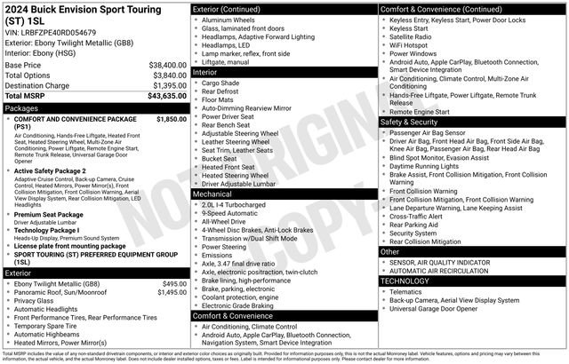 Used 2024 Buick Envision Sport Touring image 20