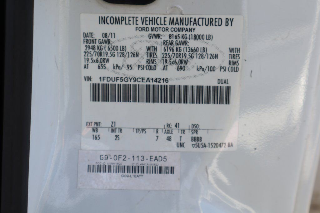 Used 2012 Ford F550 2WD Regular Cab Super Duty w/ PWR Equipment Group image 49