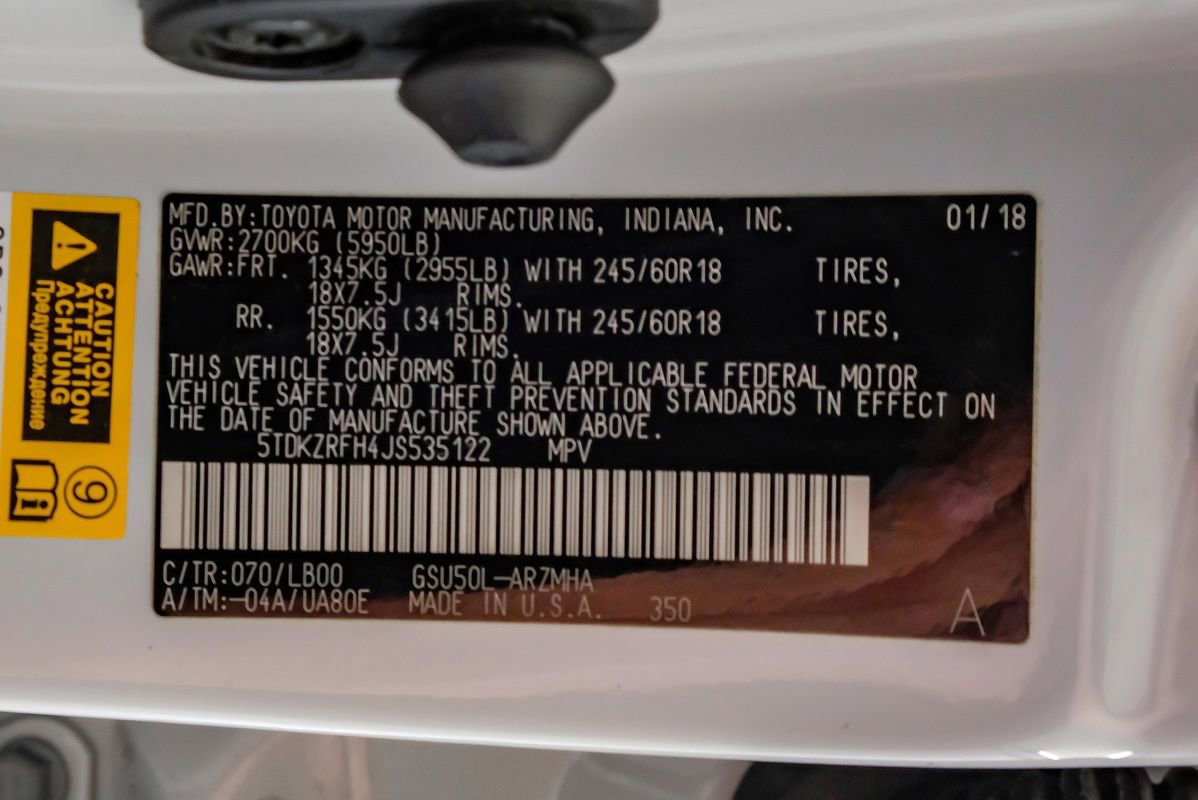 Used 2018 Toyota Highlander XLE FWD image 64
