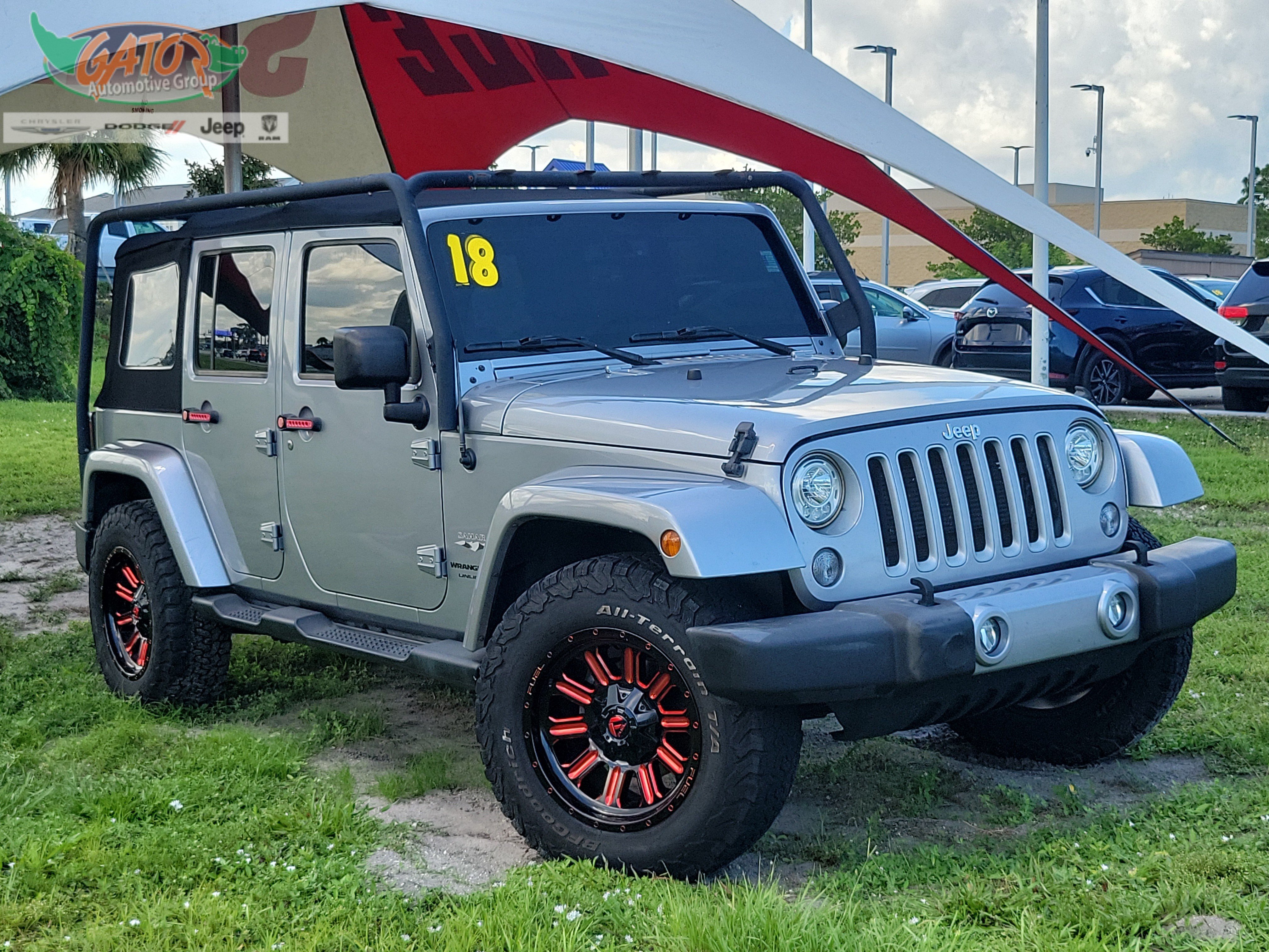 Used 2018 Jeep Wrangler Unlimited Sahara AWD/4WD image 1