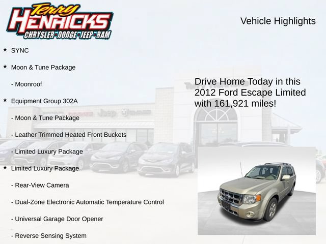 Used 2012 Ford Escape Limited FWD image 4