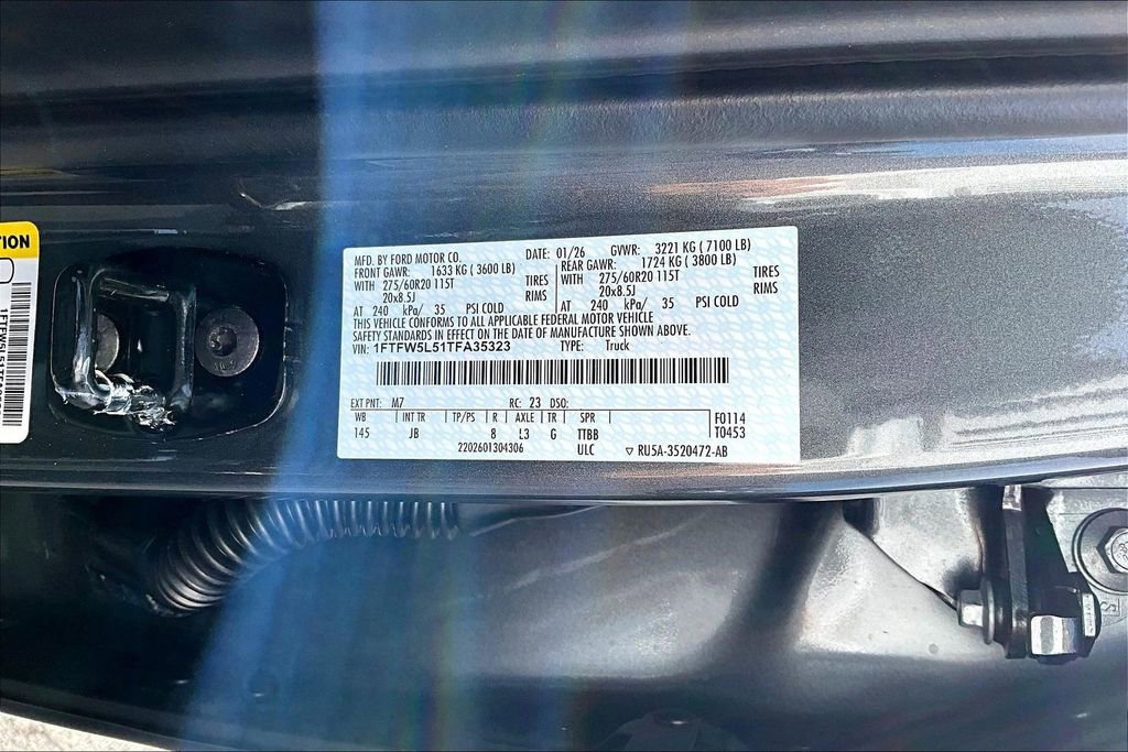 New 2026 Ford F150 Lariat w/ Equipment Group 502A High image 8