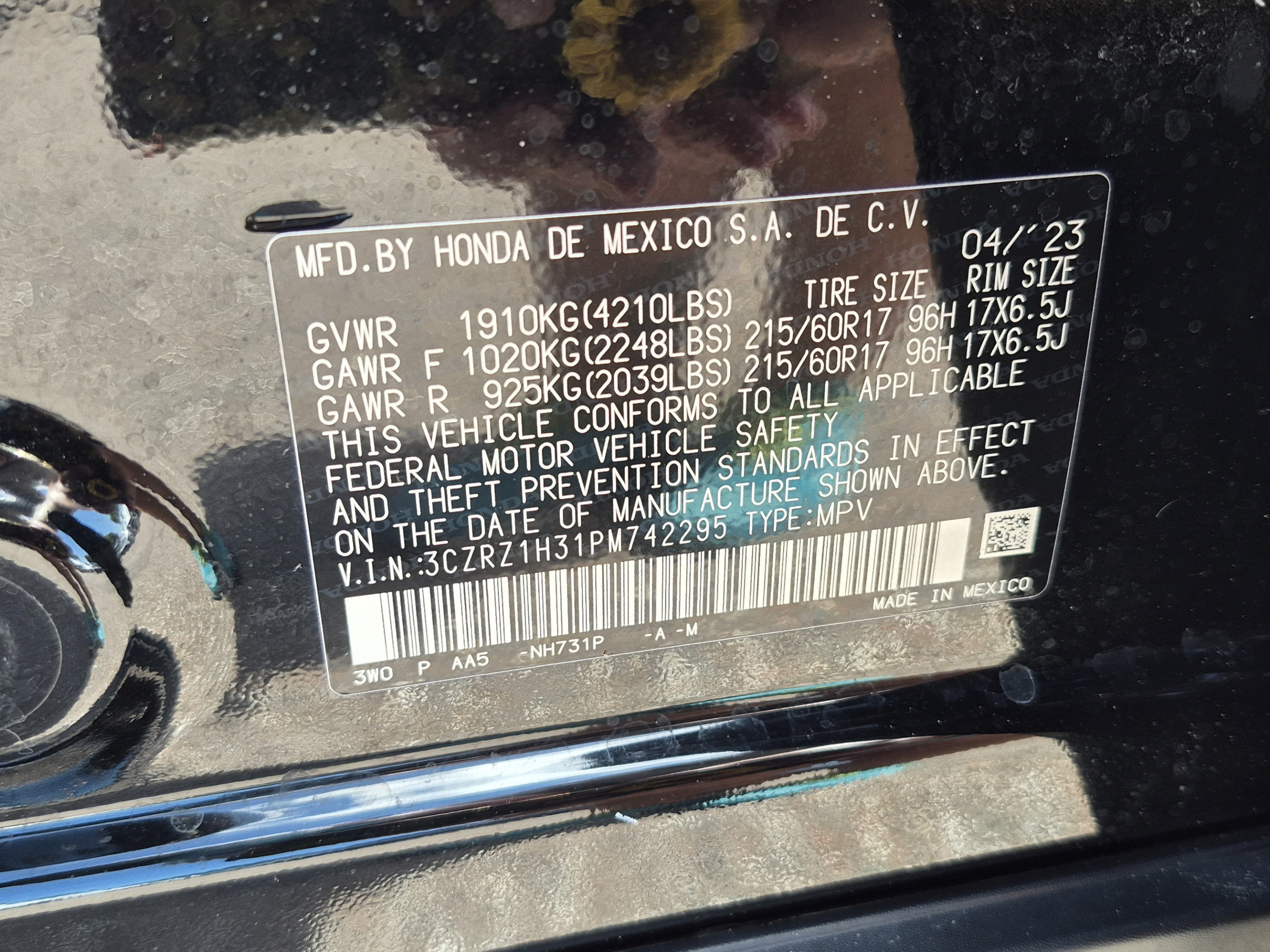 Used 2023 Honda HR-V LX image 33