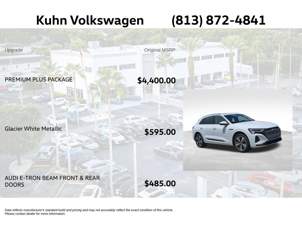 Used 2024 Audi Q8 e-tron Premium Plus w/ Premium Plus Package AWD/4WD image 5