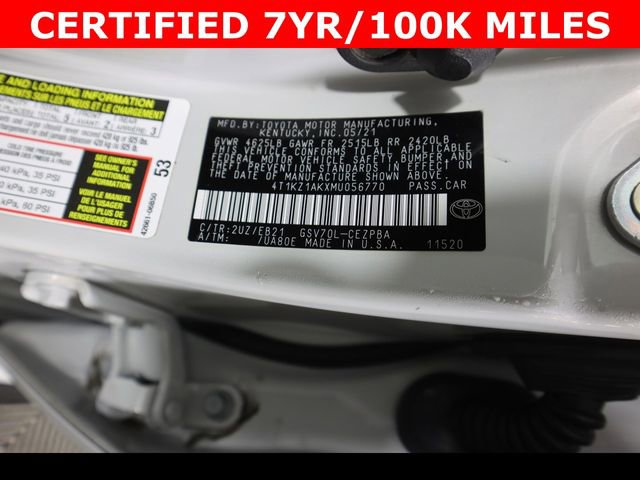 Used 2021 Toyota Camry TRD w/ TRD Package w/JBL Audio FWD image 29