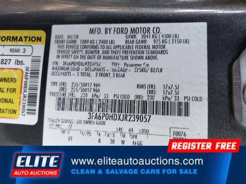 Used 2018 Ford Fusion SE w/ Fusion SE Technology Package image 17