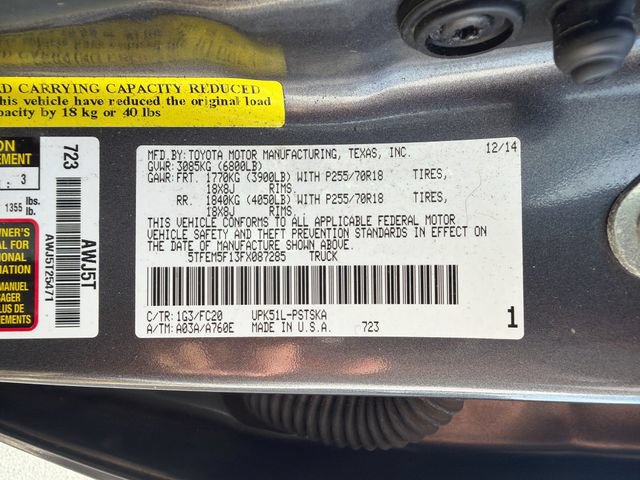 Used 2015 Toyota Tundra SR5 w/ SR5 Upgrade Package RWD image 30