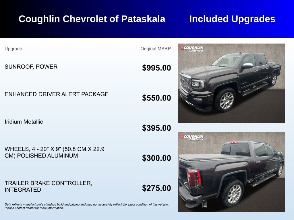 Used 2016 GMC Sierra 1500 Denali w/ Enhanced Driver Alert Package image 3