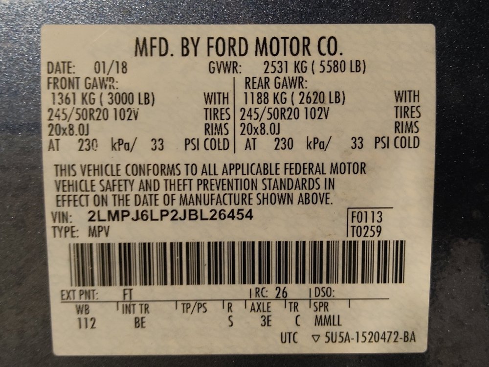 Used 2018 Lincoln MKX Reserve FWD image 33