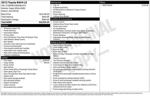 Used 2013 Toyota RAV4 LE image 4