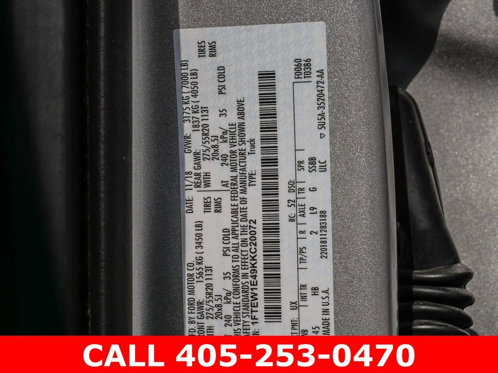 Used 2019 Ford F150 Lariat AWD/4WD image 34