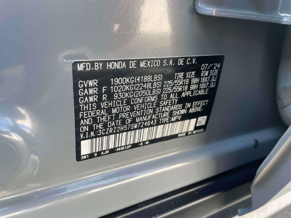 Certified 2025 Honda HR-V Sport image 19