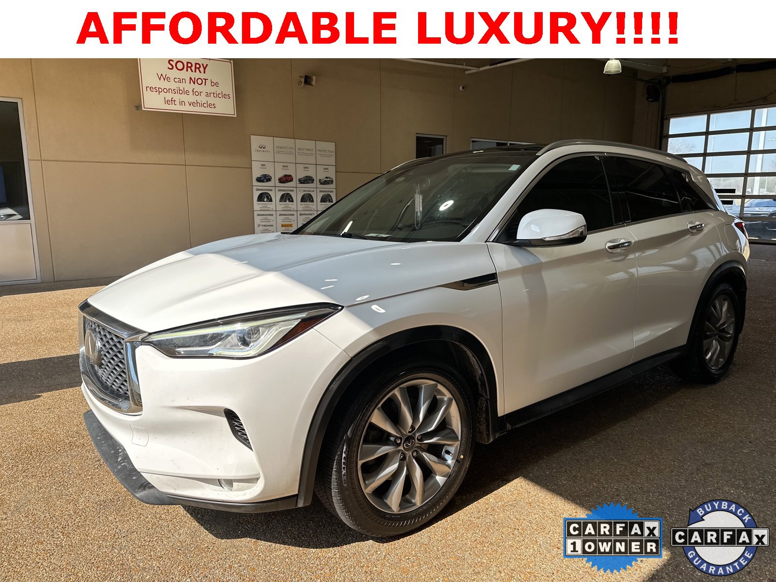 Certified 2021 INFINITI QX50 Luxe image 5