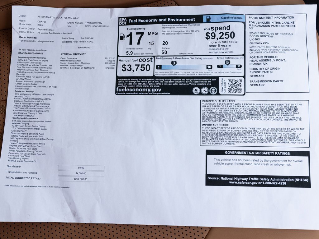 New 2025 Aston Martin DBX 707 image 51