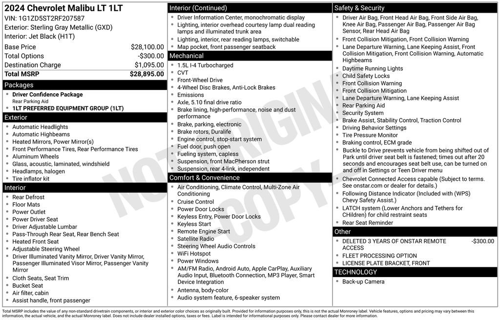 Used 2024 Chevrolet Malibu LT image 51