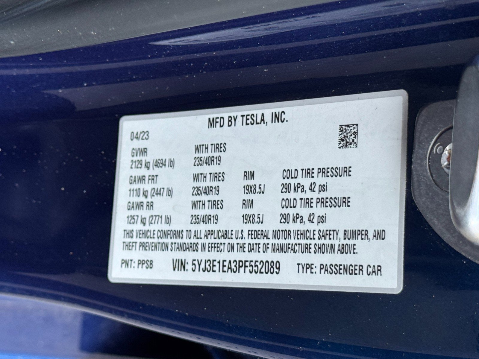 Used 2023 Tesla Model 3 Standard Range RWD image 47