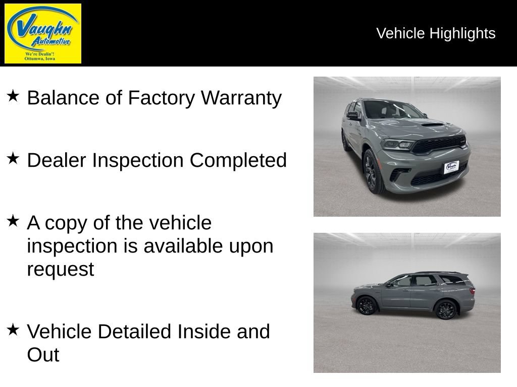 Used 2025 Dodge Durango R/T w/ Blacktop Package AWD/4WD video 2