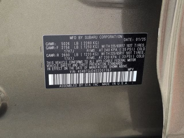 Certified 2025 Subaru Outback Wilderness AWD/4WD image 46