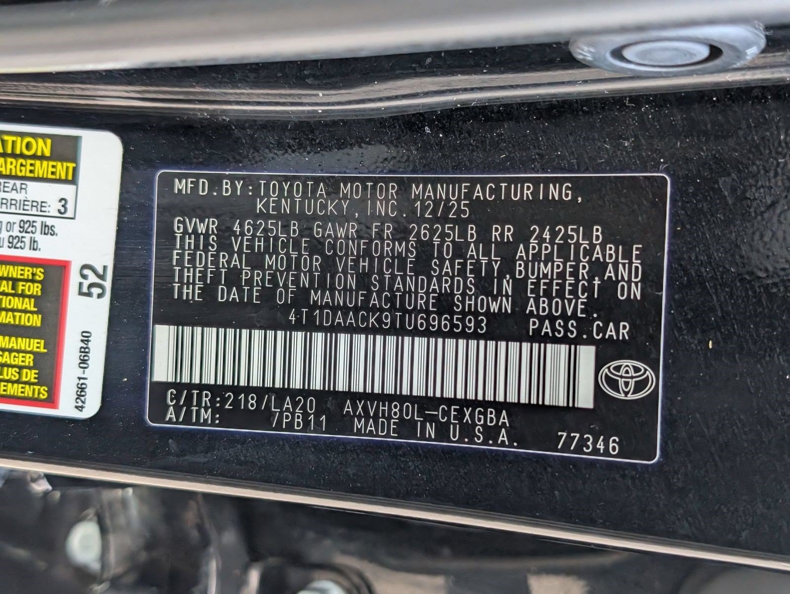 Used 2026 Toyota Camry XLE FWD image 25