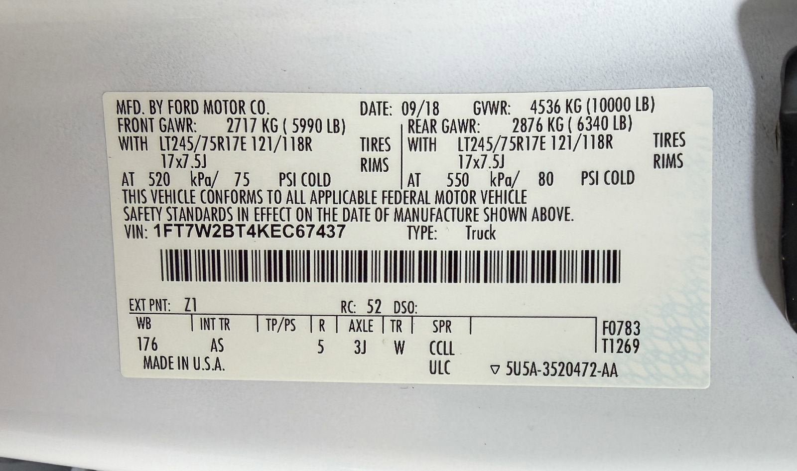 Used 2019 Ford F250 XL w/ Power Equipment Group AWD/4WD image 13