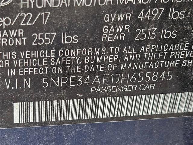 Used 2018 Hyundai Sonata SEL FWD image 16