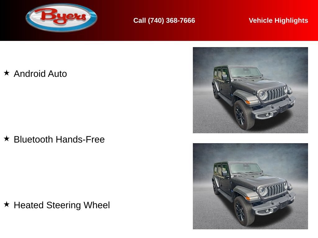 Used 2025 Jeep Wrangler Unlimited Sahara AWD/4WD image 12