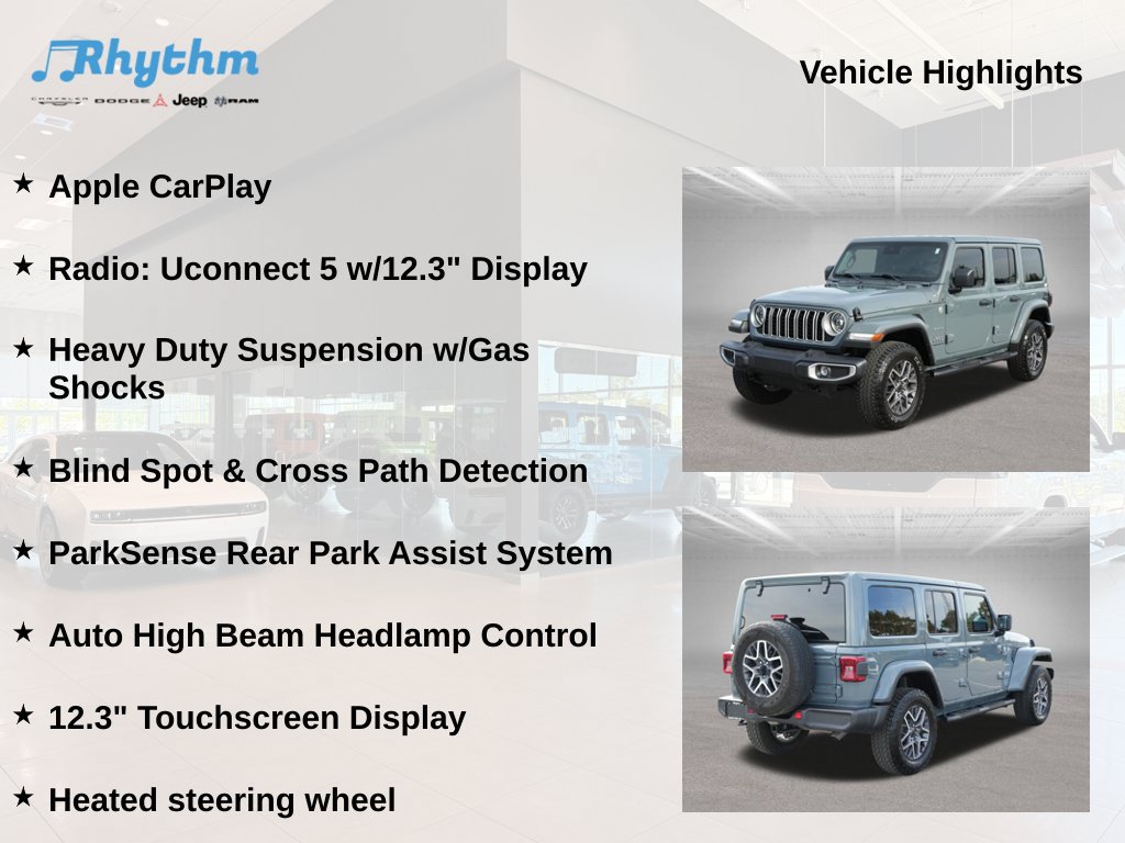 Used 2024 Jeep Wrangler Unlimited Sahara w/ Safety Group AWD/4WD image 11