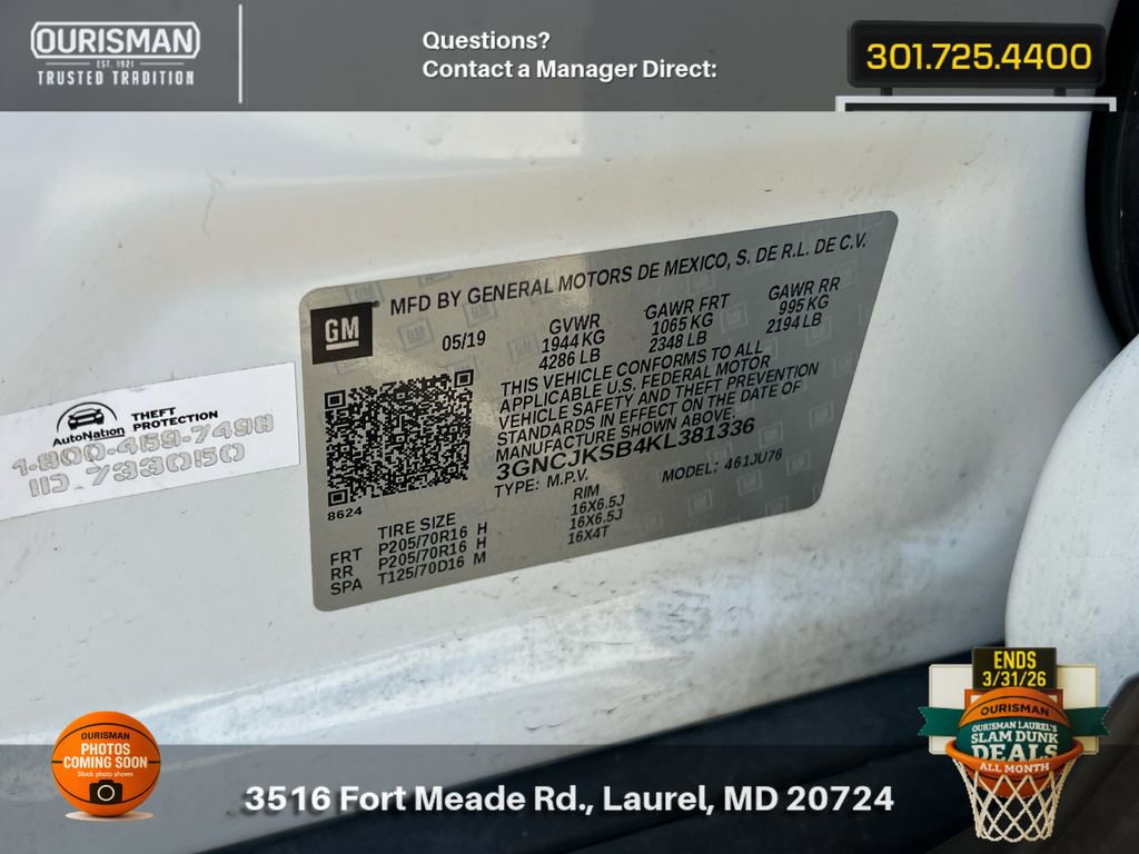 Used 2019 Chevrolet Trax LS w/ Tint and Cruise Package image 25